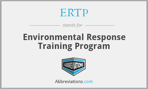 What does ERTP stand for?