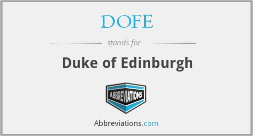 DOFE - Duke of Edinburgh