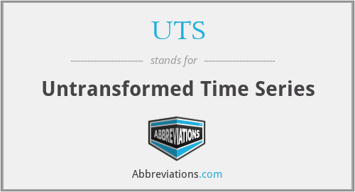 What does untransformed stand for?