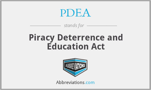 What does PDEA stand for?