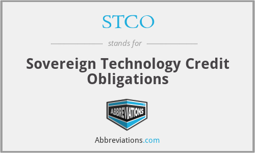 STCO - Sovereign Technology Credit Obligations