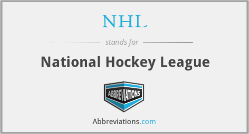 what does nhl stand for