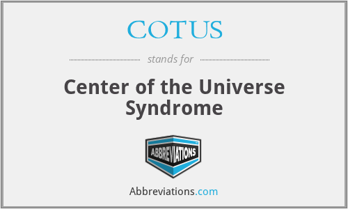 What does COTUS stand for?