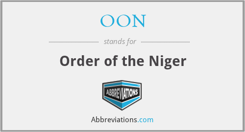OON - Order of the Niger
