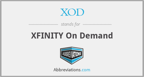 XOD - XFINITY On Demand