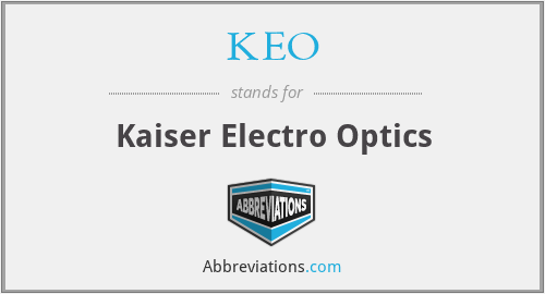 KEO - Kaiser Electro Optics