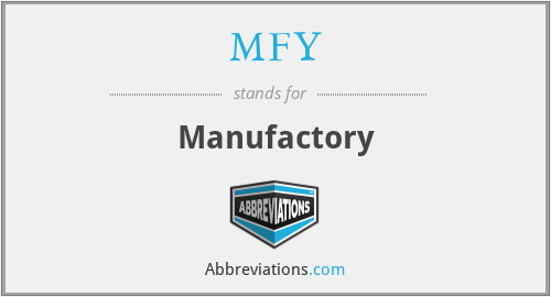 What does MFY stand for?