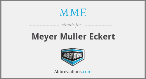 What does Meyer stand for?