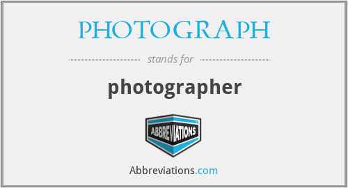 What does PHOTOGRAPH stand for?