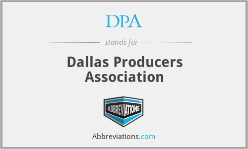 DPA - Dallas Producers Association