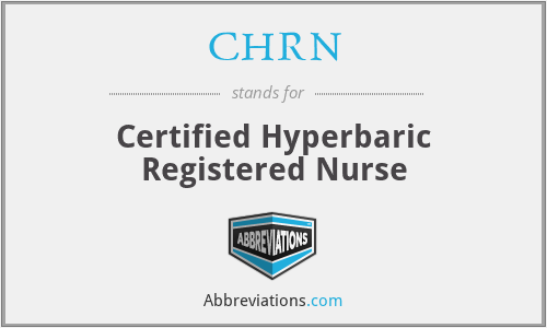What does CHRN stand for?