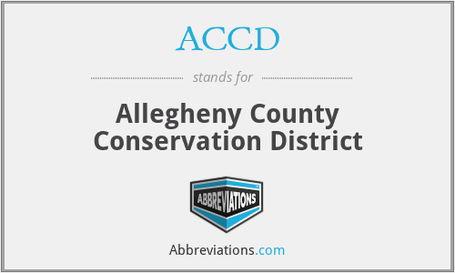 ACCD - Allegheny County Conservation District