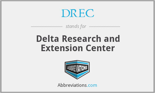 What does DREC stand for?