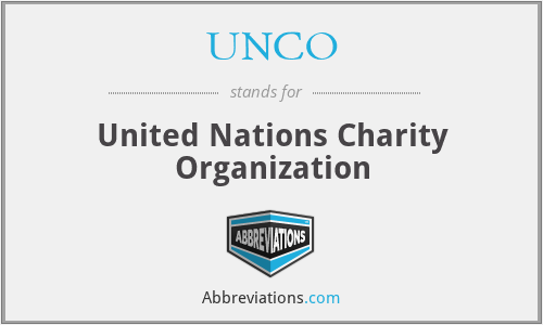 What does UNCO stand for?