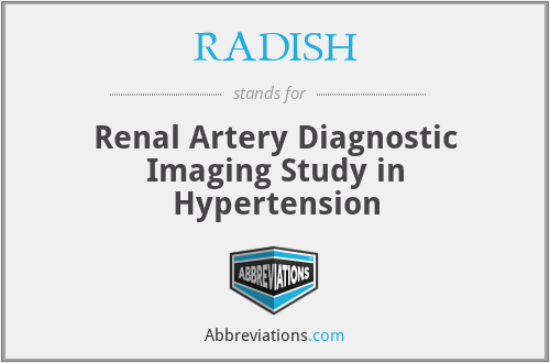 RADISH - Renal Artery Diagnostic Imaging Study in Hypertension