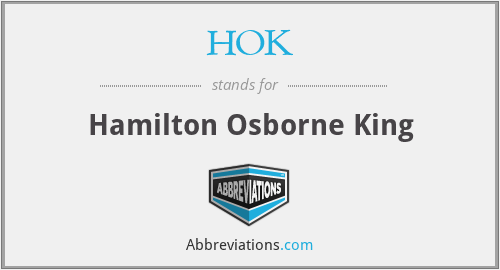 What does HOK stand for?