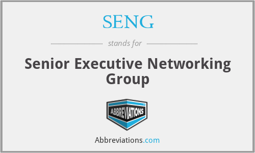 SENG - Senior Executive Networking Group