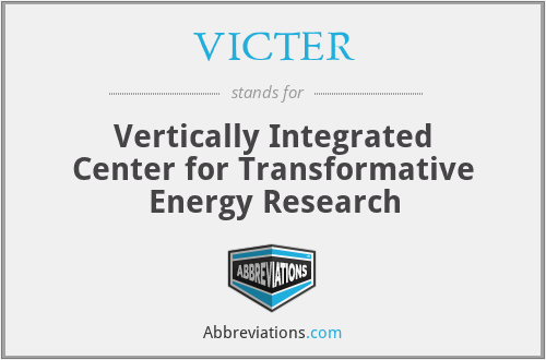 What does VICTER stand for?