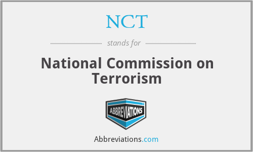 NCT - National Commission on Terrorism