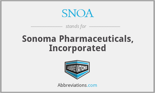 What does SNOA stand for?