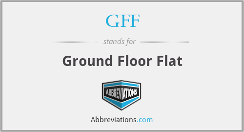 What Is The Abbreviation For Ground Floor Flat