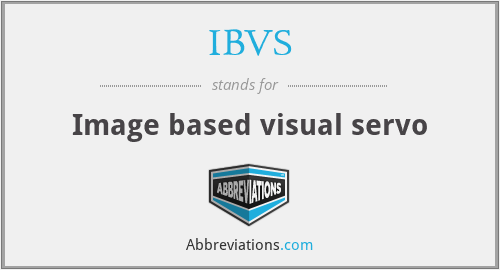 What does IBVS stand for?
