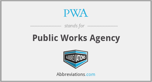 PWA - Public Works Agency