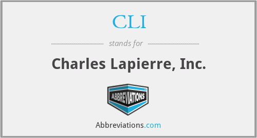 CLI - Charles Lapierre, Inc.