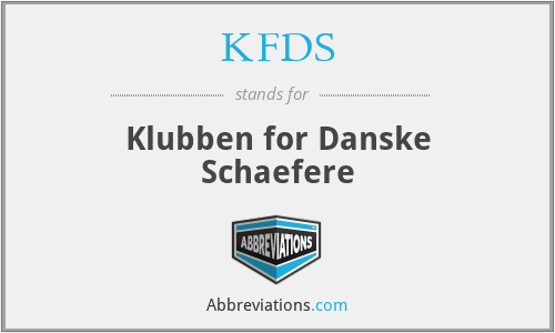 KFDS - Klubben for Danske Schaefere