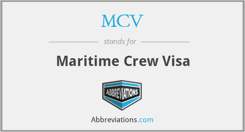 - Maritime Crew Visa