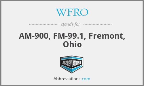WFRO - AM-900, FM-99.1, Fremont, Ohio