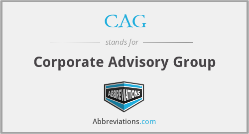 CAG - Corporate Advisory Group