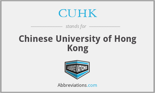CUHK - Chinese University of Hong Kong