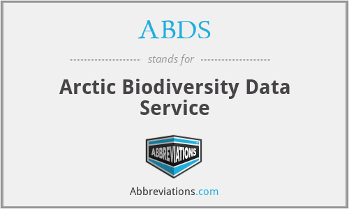 ABDS - Arctic Biodiversity Data Service