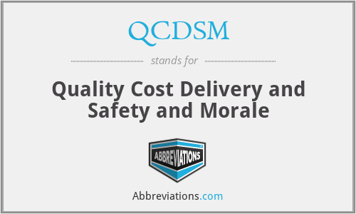 faktor delivery yang baik aspek qcdsm