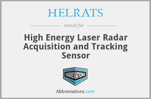 HELRATS - High Energy Laser Radar Acquisition and Tracking Sensor