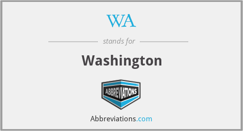 What does WA stand for?