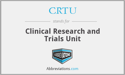 What does CRTU stand for?