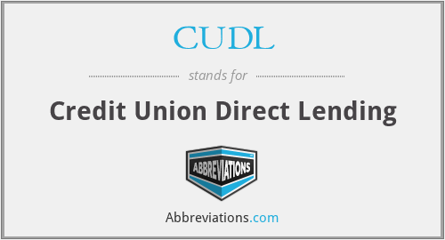 CUDL - Credit Union Direct Lending