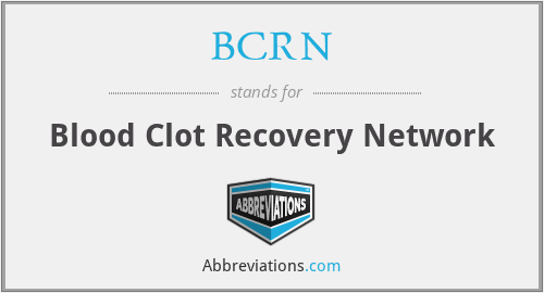 BCRN - Blood Clot Recovery Network