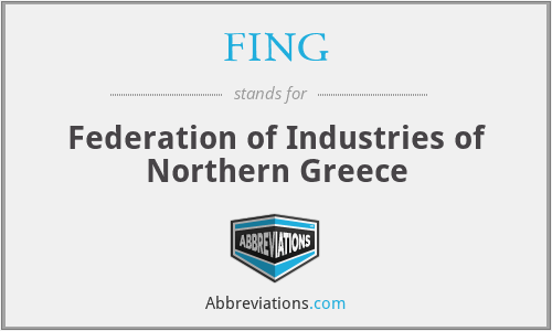 FING - Federation of Industries of Northern Greece