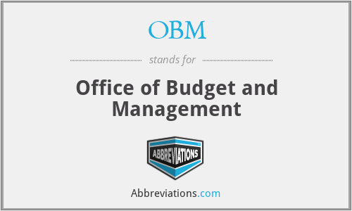 What does OBM stand for?