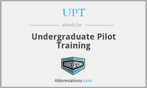 What does UPT stand for?