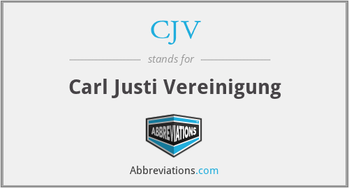 CJV - Carl Justi Vereinigung