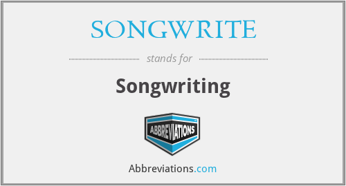 What does SONGWRITE stand for?
