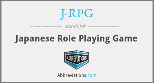 What does J-RPG stand for?