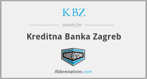 KBZ - Kreditna Banka Zagreb