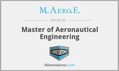 What does M.AERO.E. stand for?