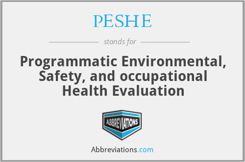What does PESHE stand for?