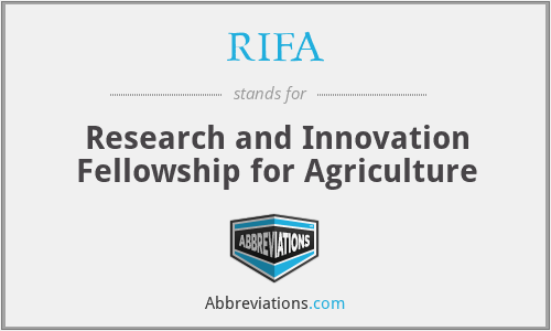 What does RIFA stand for?